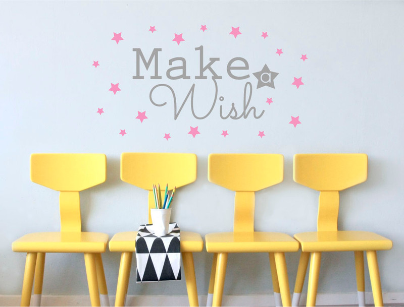 make a wish wall sticker (buy 2 get 3rd free mix and match)