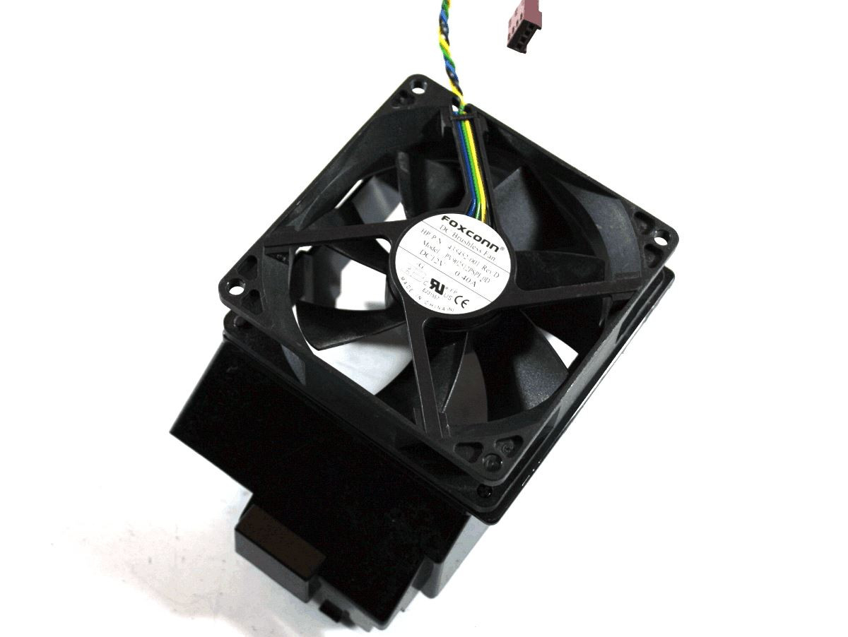 HP Compaq UL94V0 DC7600 PVA092G12H Cooling Fan W// Shroud Bracket 925BKIC294