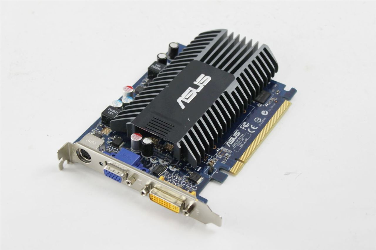 Asus GeForce 8400GS High Profile PCIE 256M GDDR2 Video Graphics Card EN8400GS Sunset Micro