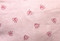 Pink Paw Print Fabric Swatch