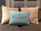 Soft Teal Green'Home is Where the Cavaliers Are'
Made of 100% Duck Cotton Fabric in Color