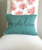 Doodle Love in Bright Teal