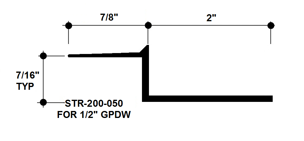 Aluminum Drywall Trim / Z Shadow Bead 2