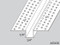 Wall Reveal Vinyl Bead AS5150 1/4" D x 1/4" W x 8'-0" Lg.