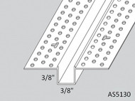 Wall Reveal Vinyl Bead AS5130  3/8" D x 3/8" W x 92" Lg.