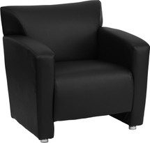 Majesty Series Black Leather Chair