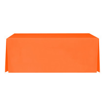 6' Orange, Valuecover, Wrinkle Resistant, Full, Pleated, 30"H, Non-FR, 300D