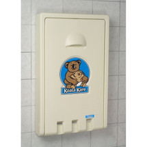 Vertical Plastic Changing Station (Cream)