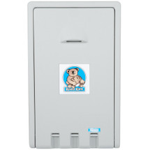 Vertical Plastic Changing Station (Grey)