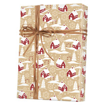 X7018, Home for Christmas/Kraft - Available 2 widths and 3 roll sizes		