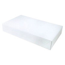 B30074, White Frost 2 Piece Apparel Boxes - 25/Case 24" x 14" x 4" - Coat Size