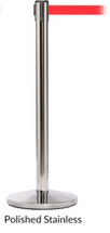 QueueMaster 550 - 11.0' Belt / Polished Stainless Post [Quantity Discounts 2-17, 18-49, 50+] 		
