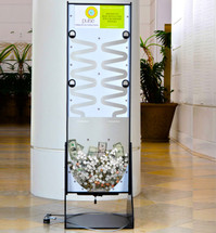 Black Deluxe Donation Stand
