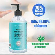 18.6oz Aloe Hand Sanitizer With Pump