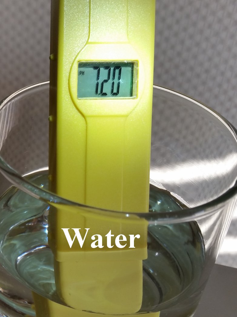 pH balance of water