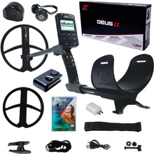 XP DEUS II Multi Frequency Metal Detector With WS6 Headphones and 11" FMF Search Coil  