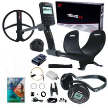 XP DEUS II Multi Frequency Metal Detector With WS6 Headphones and 11" FMF Search Coil