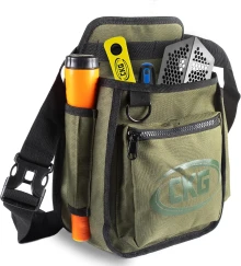CKG Green Metal Detecting Finds Bag Waist Digger Tools Bag for Pinpointer