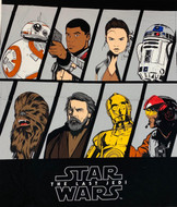 Last Jedi Star Wars Cotton Panel