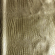 Gold Crocodile Faux Leather