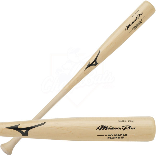 Litteratur Godkendelse Eksempel Mizuno Pro Maple MZP55 Natural Wood Baseball Bat - Dynamax Sports
