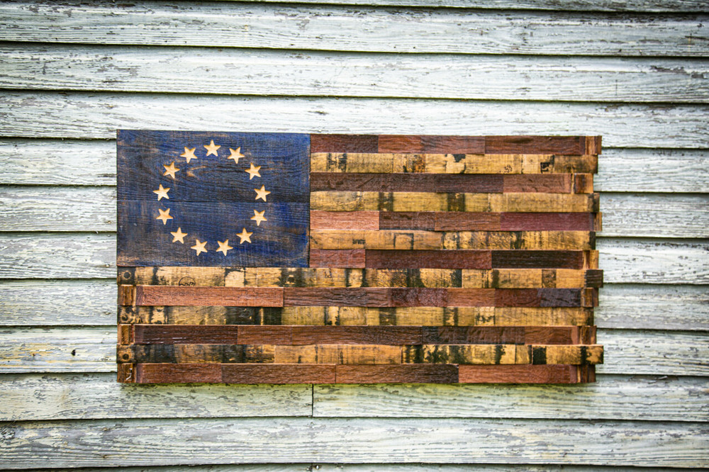 The Old Glory Betsy Ross Heritage Flag