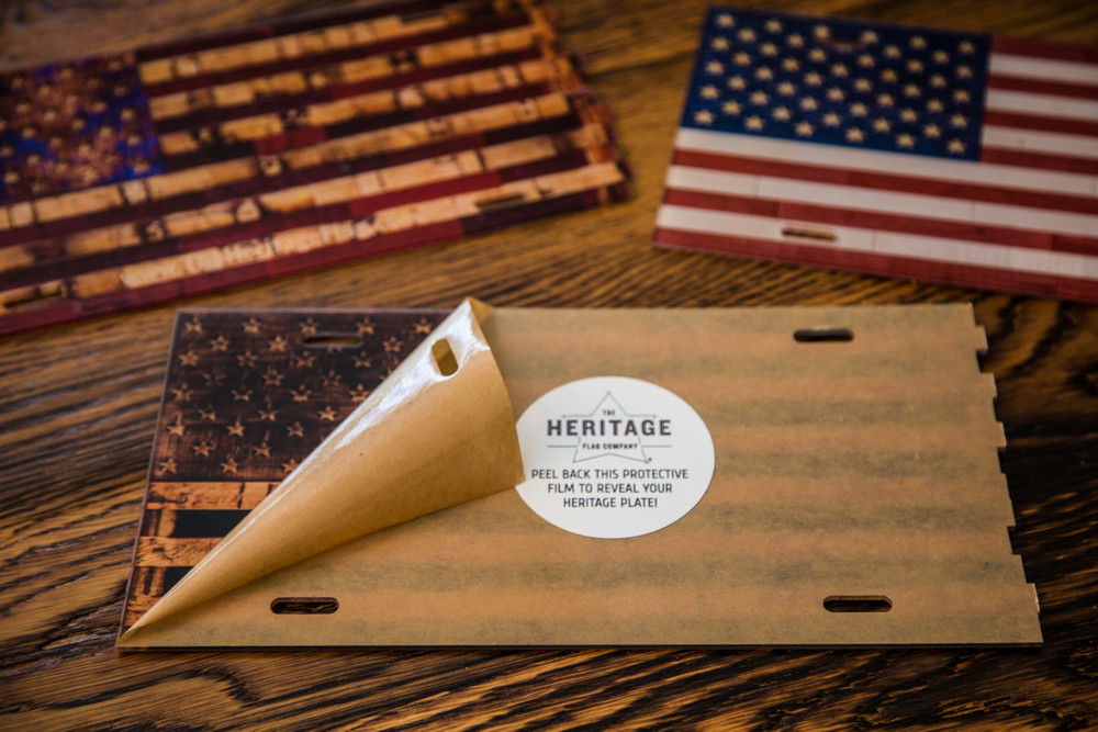 The Heritage Plate The Heritage Flag Company