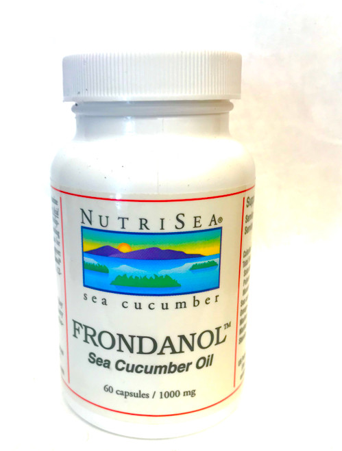 Frondanol is rich in Omega-3 fatty acids, and also more beneficial carotenoids and phospholipids than Krill oil.  Omega-3 fatty acids have been proven to benefit heart health, cognitive health, and also modulate inappropriate inflammatory responses in the body. As filter feeders living in the deep Atlantic waters, sea cucumbers consume plankton and microscopic organisms that contribute to the health benefits known to the Chinese for thousands of years. 

Frondanol from Coastside Bio has been the subject of National Institutes of Health cancer research as well as research designed to discover new medicines  that may one day  promote healing modalities for IBD and Ulcerative Colitis.
60 capsules  1000 mg