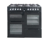 Beko KDVF100K 100 cm double oven range cooker