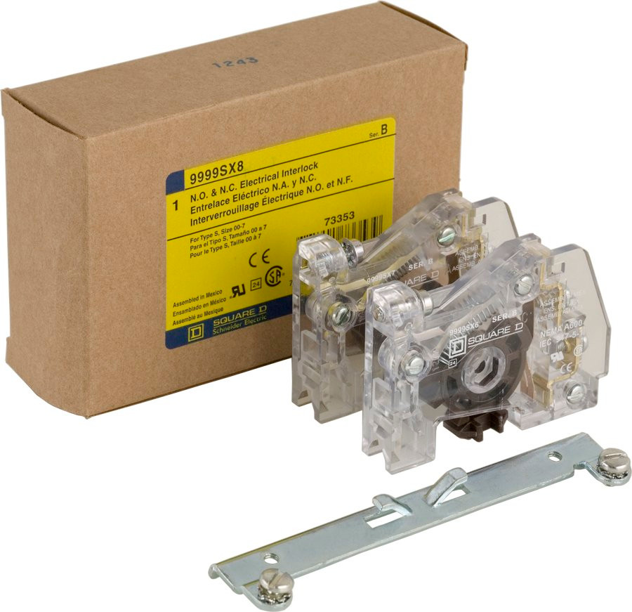 9999SX8 Auxiliary Square D Contact Kit Breaker Outlet