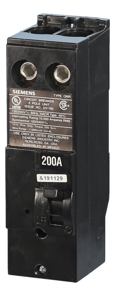 QN2200R Type QN Main and Branch Circuit Breaker Siemens - Breaker Outlet