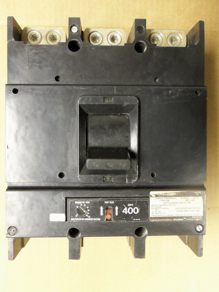 SJD3C400 Challenger Circuit Breaker 400 Amp, 400A Breaker Outlet