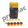 FOCO 12V 21W PY21W BA15s AMBAR BLACK EDI