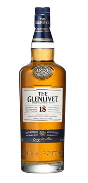 Glenlivet 18 Yr Single Malt Scotch (750 ML)