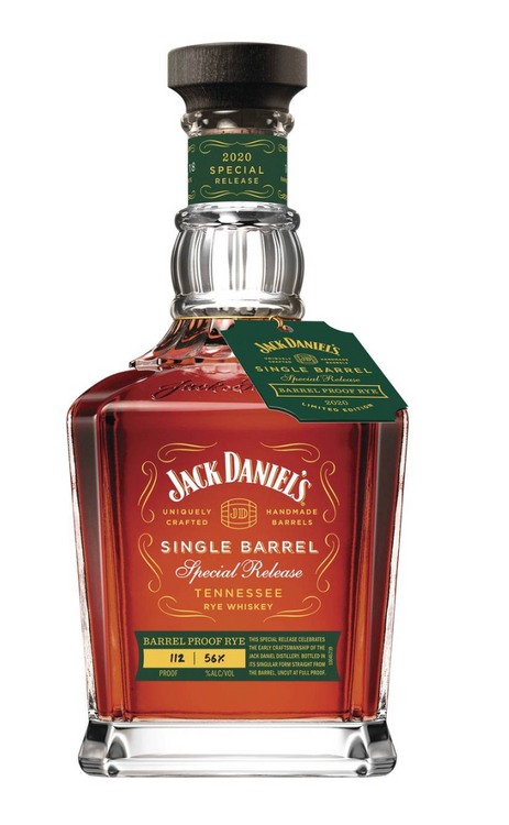 Jack Daniels Single Barrel Proof Rye Limited Edition 2020 Proof (750ML ...