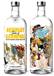 Absolut Vodka Limited Edition Karnival 2014 Edition (1L)