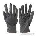 Black Disposable Nitrile Gloves Powder-Free 100pk