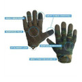 Tactical Woodland Gloves