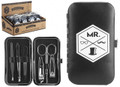 6PC MR. STAINLESS STEEL MENS MANICURE KIT