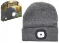 Beanie Grey With Light Adult Size 