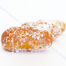 Gulab jamun rolled in shredded coconut