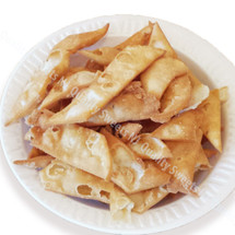 Diamond cut namak para savory crackers with ajwain