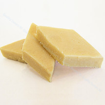 Plain khoya burfi white milk fudge squares