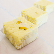 Bengali kalakand soft granular milk sweet with cardamom