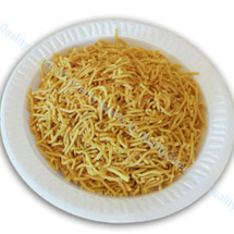 Fine sev thin yellow chickpea noodles