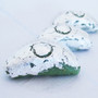 Pista Paan sweet shaped like a betel leaf