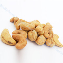 Roasted whole cashews tossed with red chili seasoning