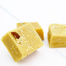 Flaky patisa soan papdi squares with pistachios and almonds