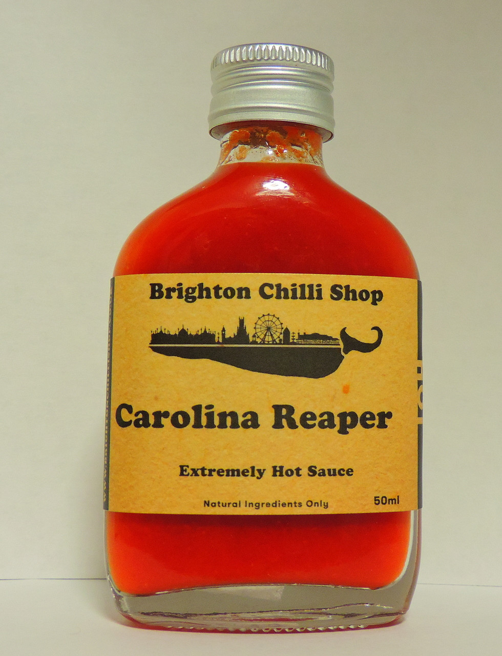 Mini Carolina Reaper hot sauce 50ml - Brighton Chilli Shop