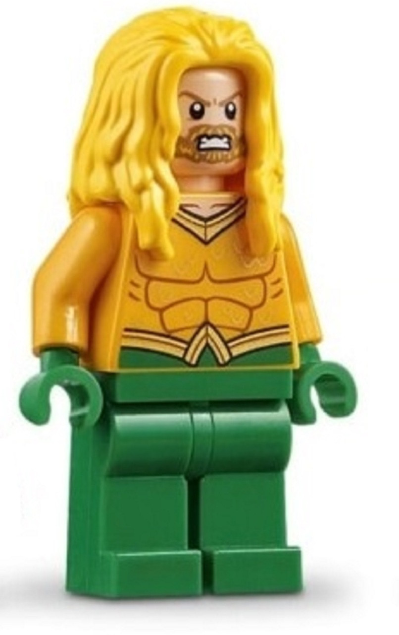 LEGO DC Super Heroes Justice League Minfigure Aquaman with Trident Kids Toys New